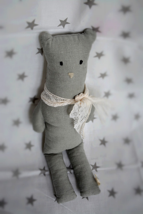 Bubu Bear grey linen — foto 3