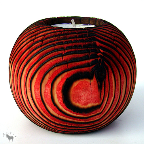 Dřevěný svícen — foto 3
