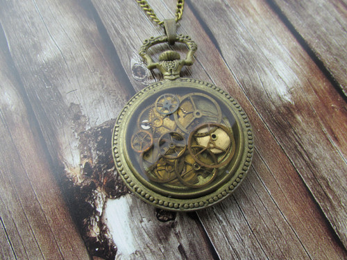 NÁHRDELNÍK - OCELOVÉ MĚSTO, steampunk — foto 5