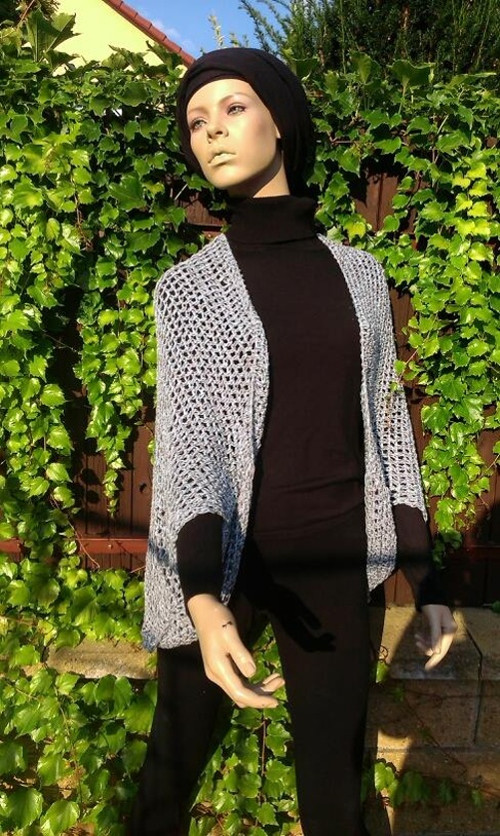 Háčkovaný cardigan — foto 2