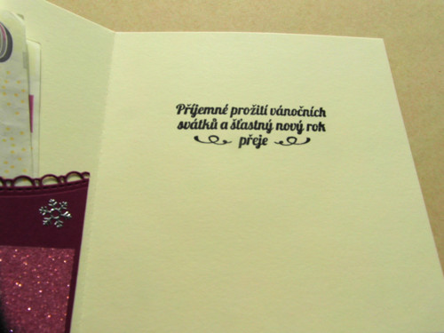 Darovací přání - třpytivé, text uvnitř — foto 5