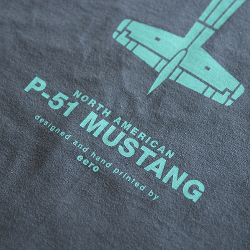 P-51 mustang mint / tričko — foto 3