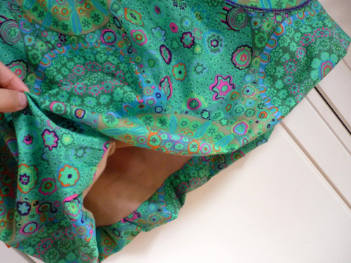 Millefiore in Jade ... balonová suknička — foto 5