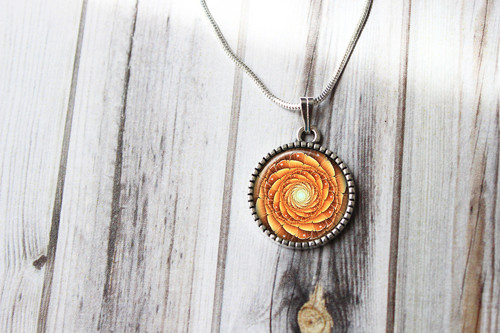 DIY sada - Náhrdelník + lůžko + epoxy čočka — foto 3