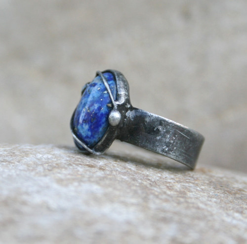 Lapis lazuli prsten — foto 5