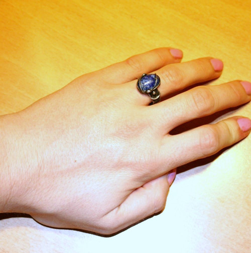 Lapis lazuli prsten — foto 6