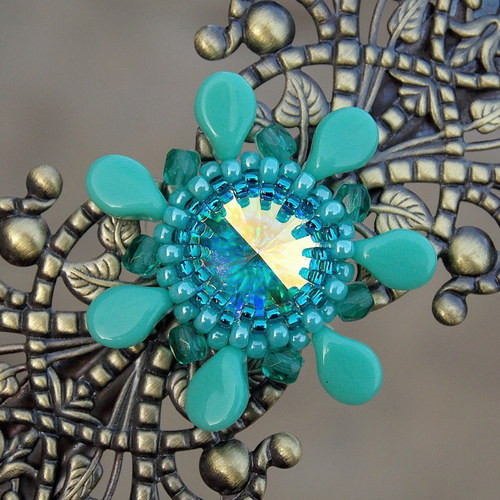 Slečna Mentolína - Swarovski...spona... — foto 3