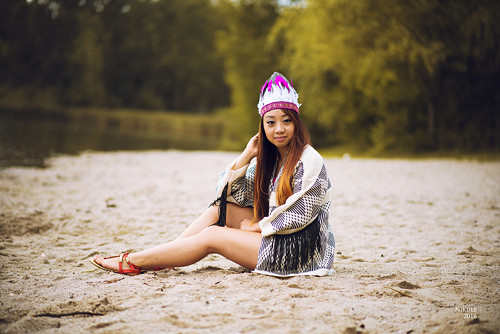Indiánská čelenka - růžová — foto 3