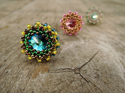 Swarovski prsten "Paví barvy"- dámský — foto 6