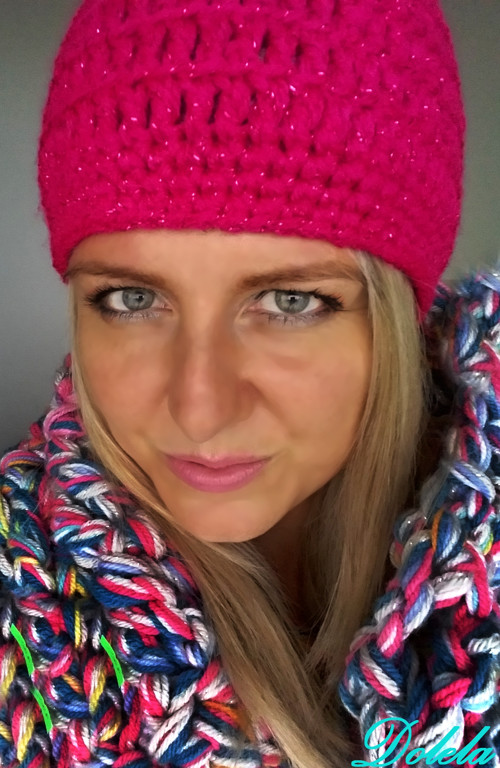 Malinová třpytivka se třpytkou — foto 4