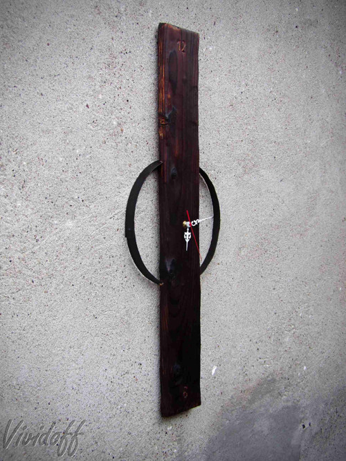 Hodiny nástenné Yakisugi 1 — foto 2