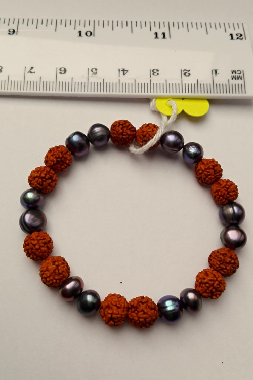 Náramek rudraksha-perla — foto 3