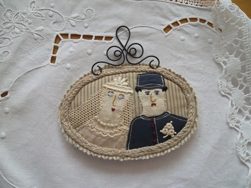 Svatební ...........(textilní obrázek) — foto 2
