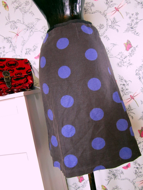 Sukně violet dots — foto 2