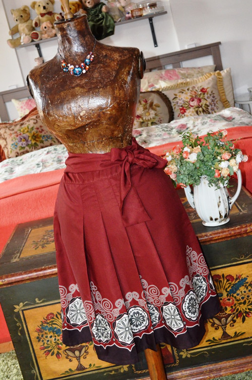 Cihlová sukénka ornamentální — foto 5