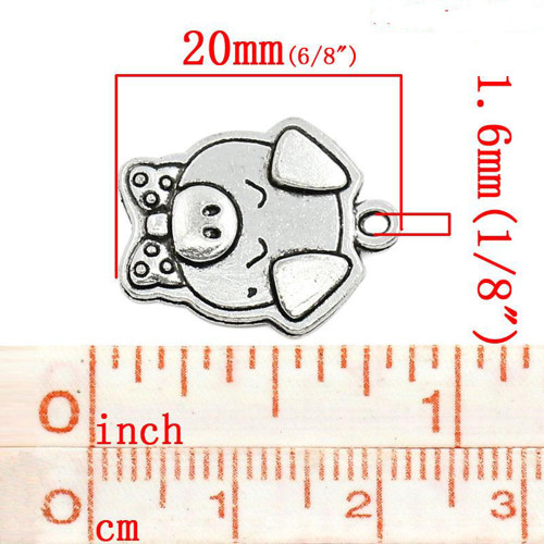 Čuník ŠUNČIČKA/ ant.stříbro/ 20x16mm — foto 2