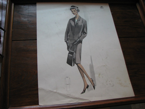 V kloboučku...list z módního katalogu, 1963 — foto 2