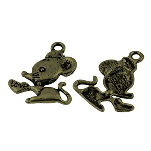 Myš/ ant.bronz/ 20x17mm — foto 2