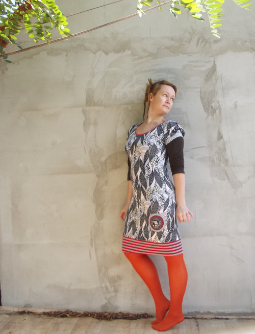 Trikošaty "Sova v listí II", L/XL — foto 2