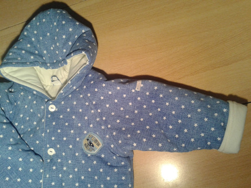 Teplá bundička modrá — foto 2