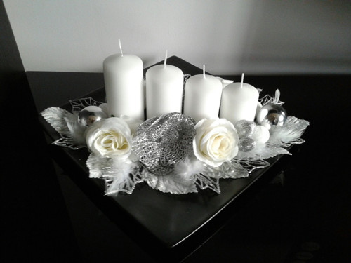 Moderní adventní svícen — foto 3
