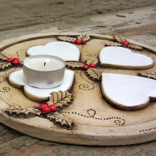 Adventní svícen cesmínový — foto 3
