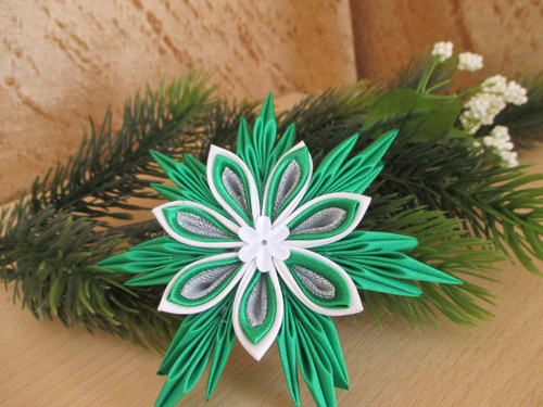 Vločka zelen-ávánoční vločka.. — foto 3