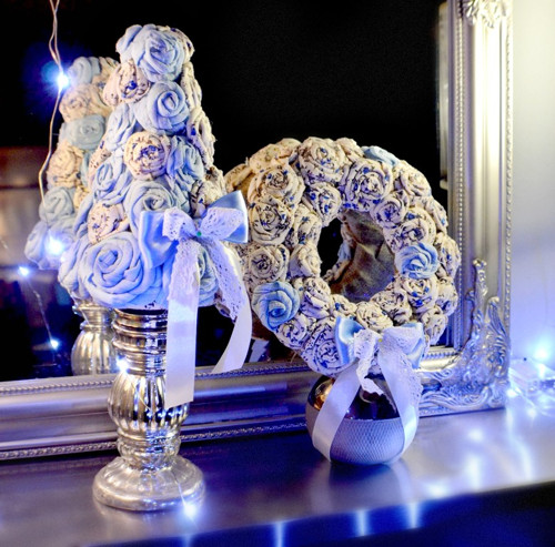 Shabby chic věnec — foto 5