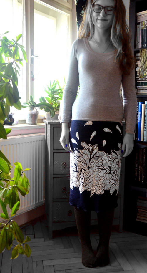 Ornamenty na modré — foto 2