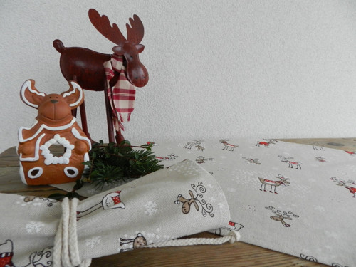 Vánoční Prostírání Se Sobíky — foto 5