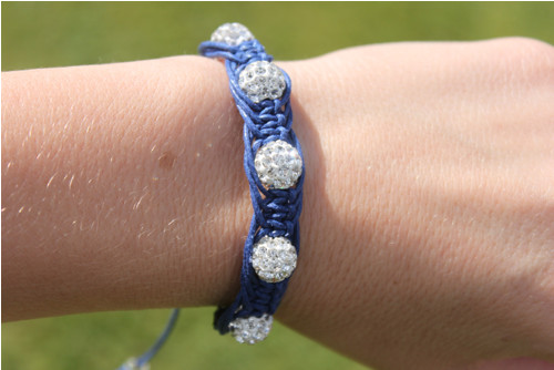 Delux.. Náramek shamballa/makramé — foto 2