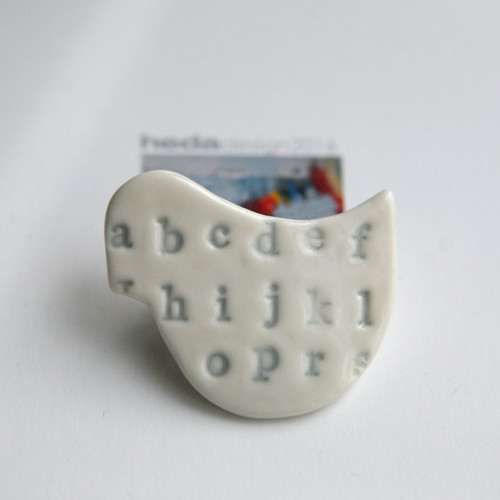 Porcelánče Misty (porcelánová brož) — foto 2