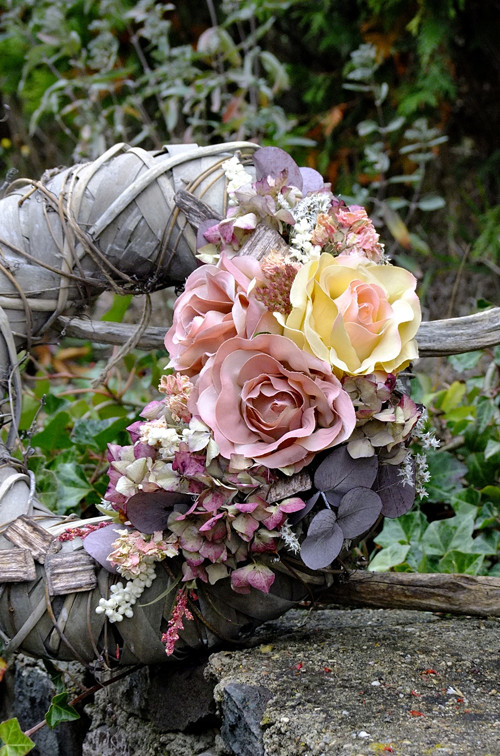 Věnec - Purple and apricot — foto 3