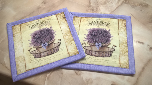 Podtácky Lavender sada 4ks — foto 2