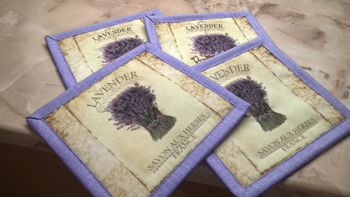 Podtácky Lavender sada 4ks — foto 5