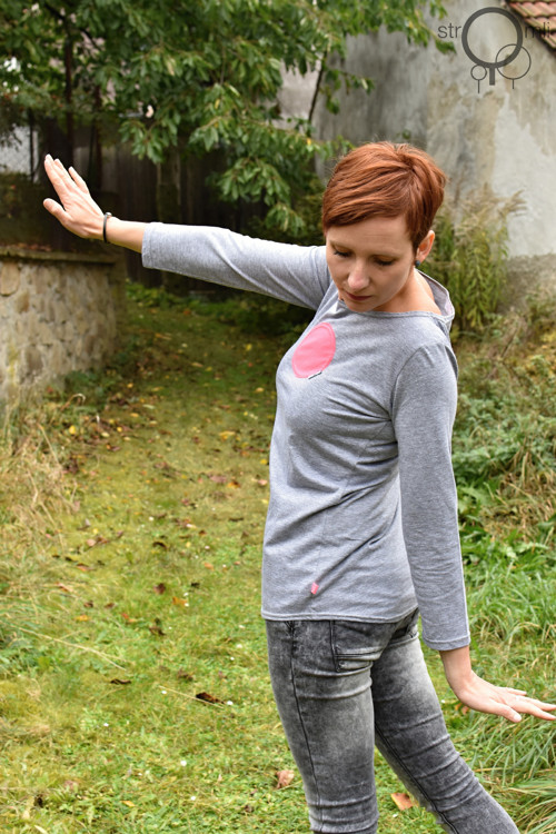 Neonový terč s 3/4 rukávem vel. M — foto 3