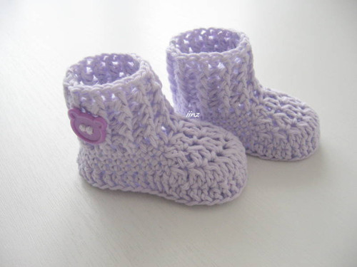 Háčkované botičky (10 cm) — foto 4