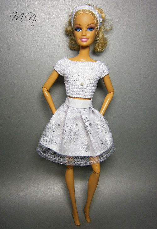 Vánoční sukýnky pro Barbie — foto 2