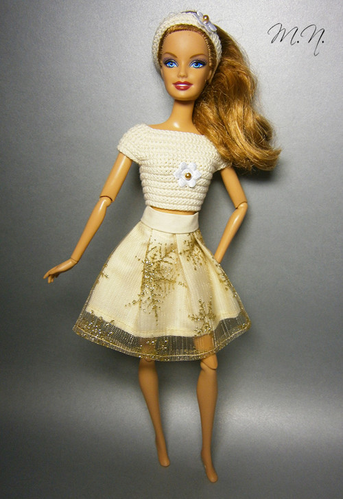 Vánoční sukýnky pro Barbie — foto 3