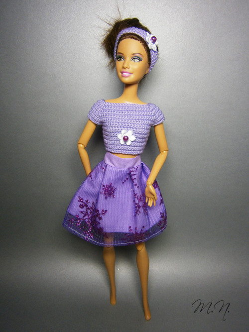 Vánoční sukýnky pro Barbie — foto 5