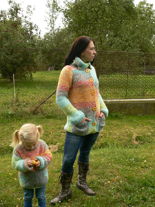 Svetr/kabátek melírovaný — foto 2