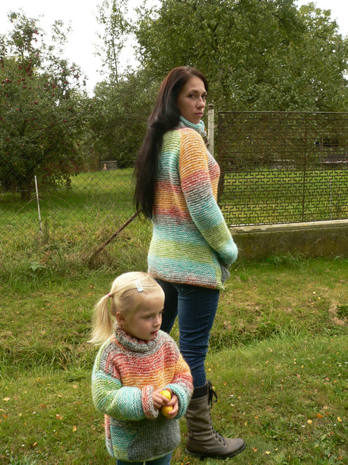 Svetr/kabátek melírovaný — foto 4
