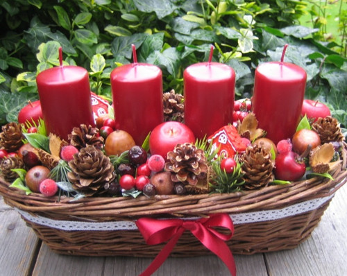 Adventní košíček do červena — foto 4