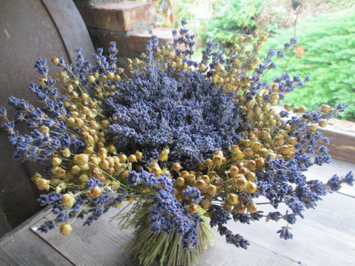 Levandulovo -lněná samostojící — foto 4
