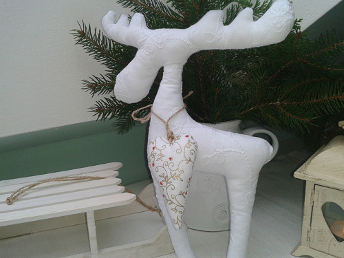 Vánoční sob velký 30cm — foto 3