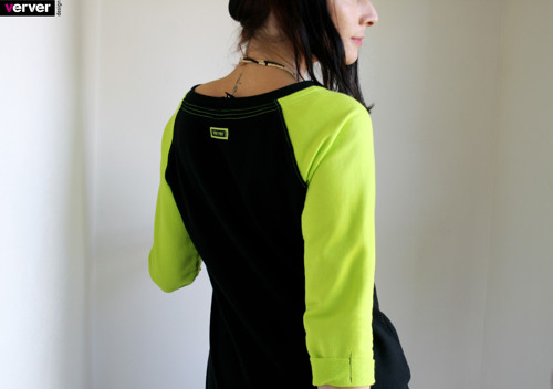 Šaty "černé-neon" (M) — foto 3