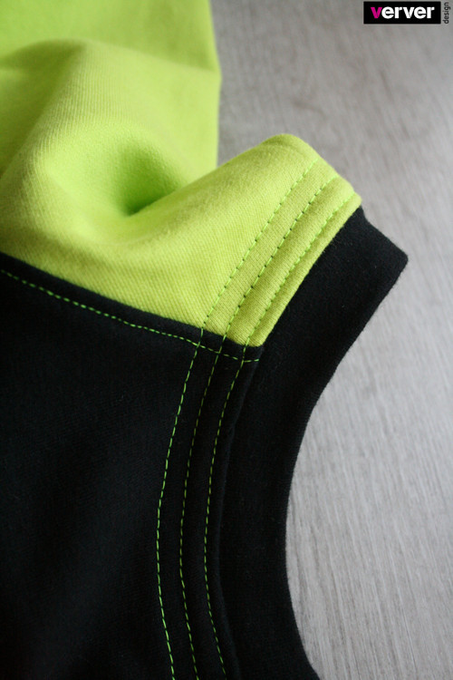 Šaty "černé-neon" (M) — foto 6