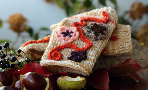 Rukavičky bez prstíků "Free Mind - Pure Wool" — foto 6