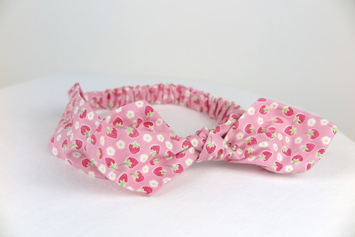 Čelenka s mašlí Piknic pink — foto 3