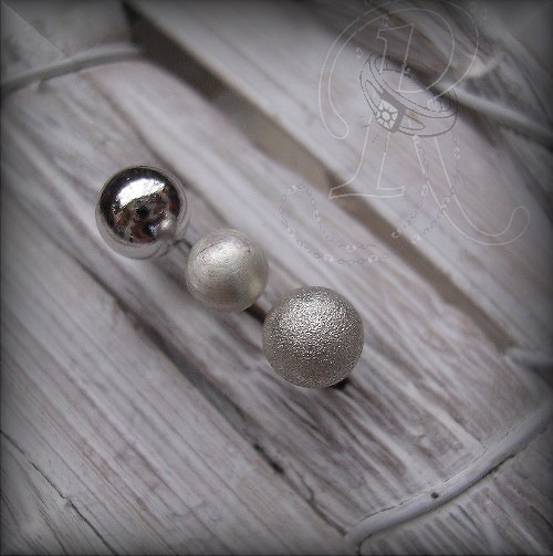 Kulička 5 mm PLOCHÁ OBROUČKA .2,4 mm Ag v LESKU — foto 6